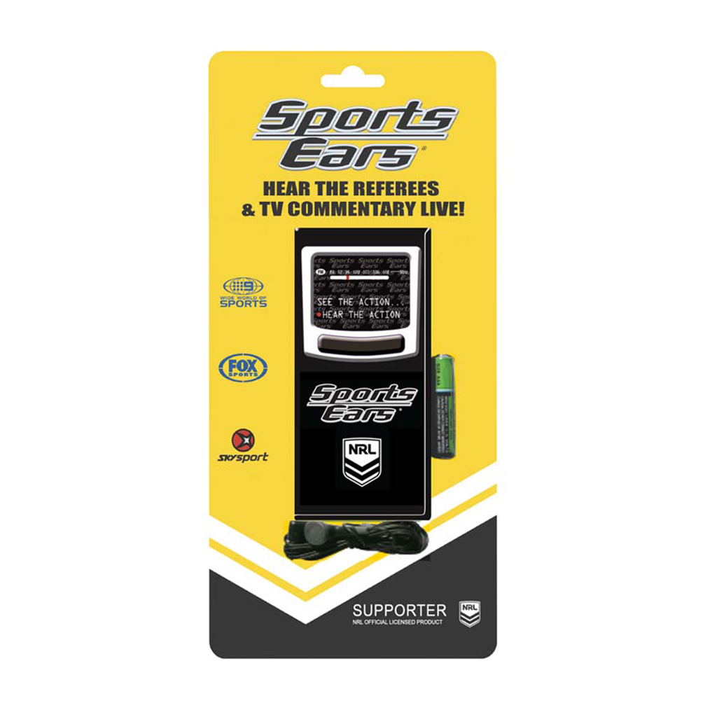 NFL Sports Ears - Wireless Bluetooth Headphones for Football Fans, Noise Cancelling & Comfortable Fit - Perfect for Game Day, Workouts & Travel