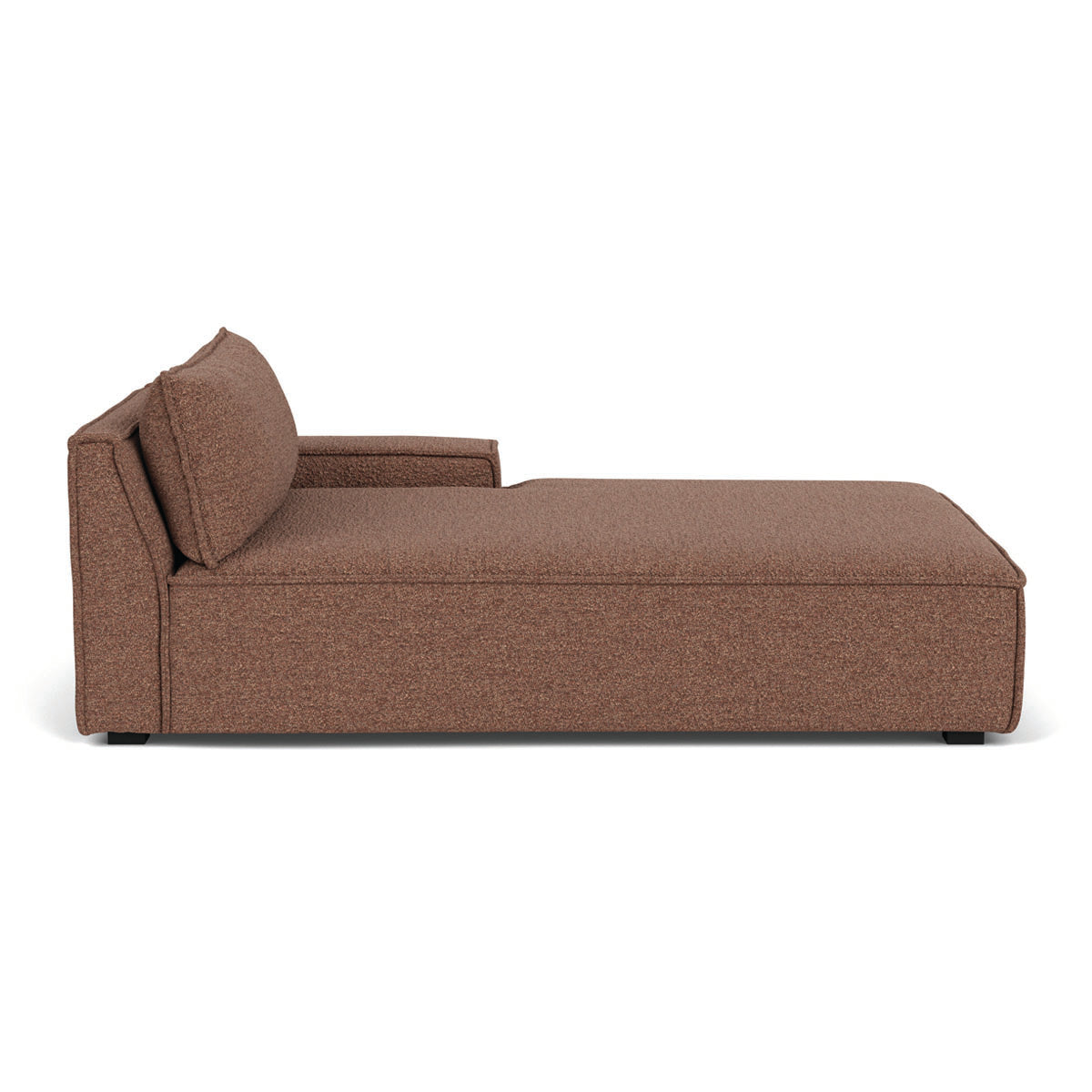 Stylish Daphne Boucle 1-Seater Right Chaise Modular Sofa - Perfect for Small Spaces, Apartments & Cozy Living Rooms