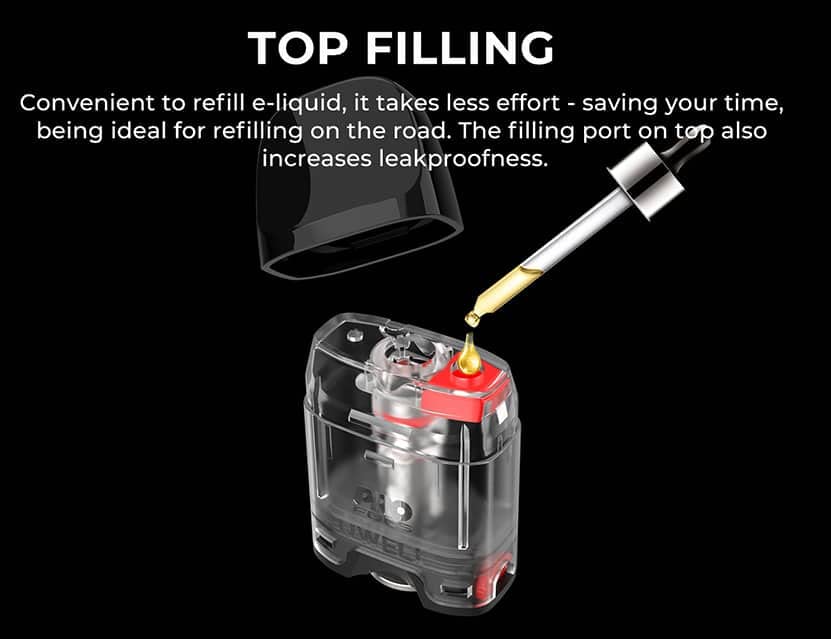 Uwell Caliburn G2 Empty Pod Cartridge 2ml - Refillable Vape Pods for Caliburn G2 Kit (Pack of 2, No Coil Included) - Perfect for DIY E-Liquid Mixing & On-The-Go Vaping