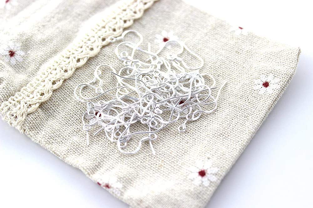 Xinye Sterling Silver Fish Hook Earrings with Coil - Durable & Hypoallergenic Jewelry for Pierced Ears - Perfect for Daily Wear, Parties & Gifts