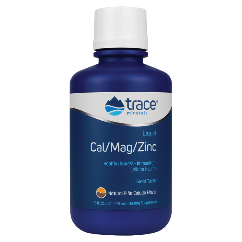 Best Liquid Calcium Magnesium Zinc Supplement 16oz - Supports Bone Health, Immune System & Muscle Function - Ideal for Adults & Seniors - Great for Daily Wellness & Active Lifestyles