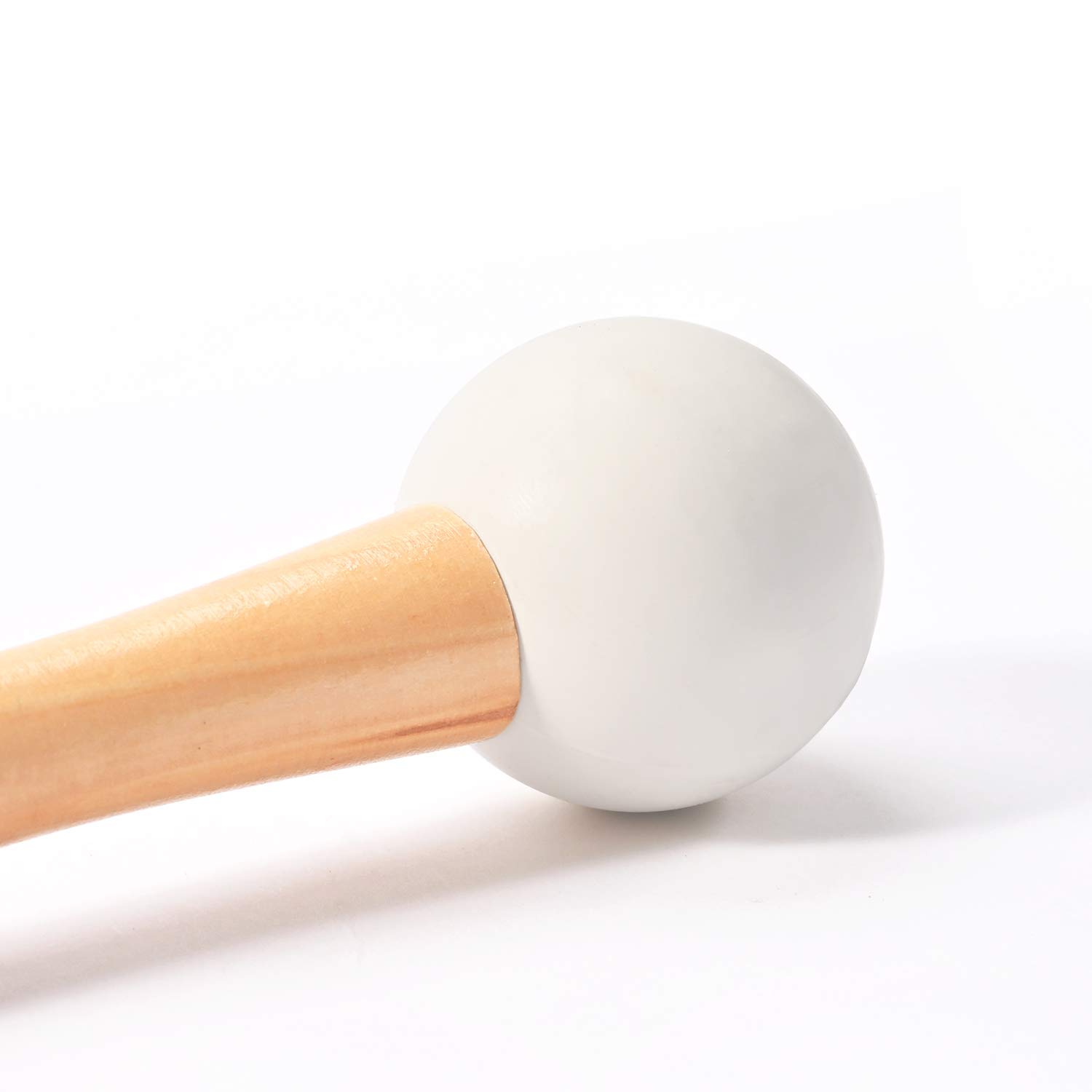 2 Pack Rubber Mallets for Crystal Singing Bowls - Professional Grade Healing & Meditation Tools for Sound Therapy, Yoga, and Relaxation