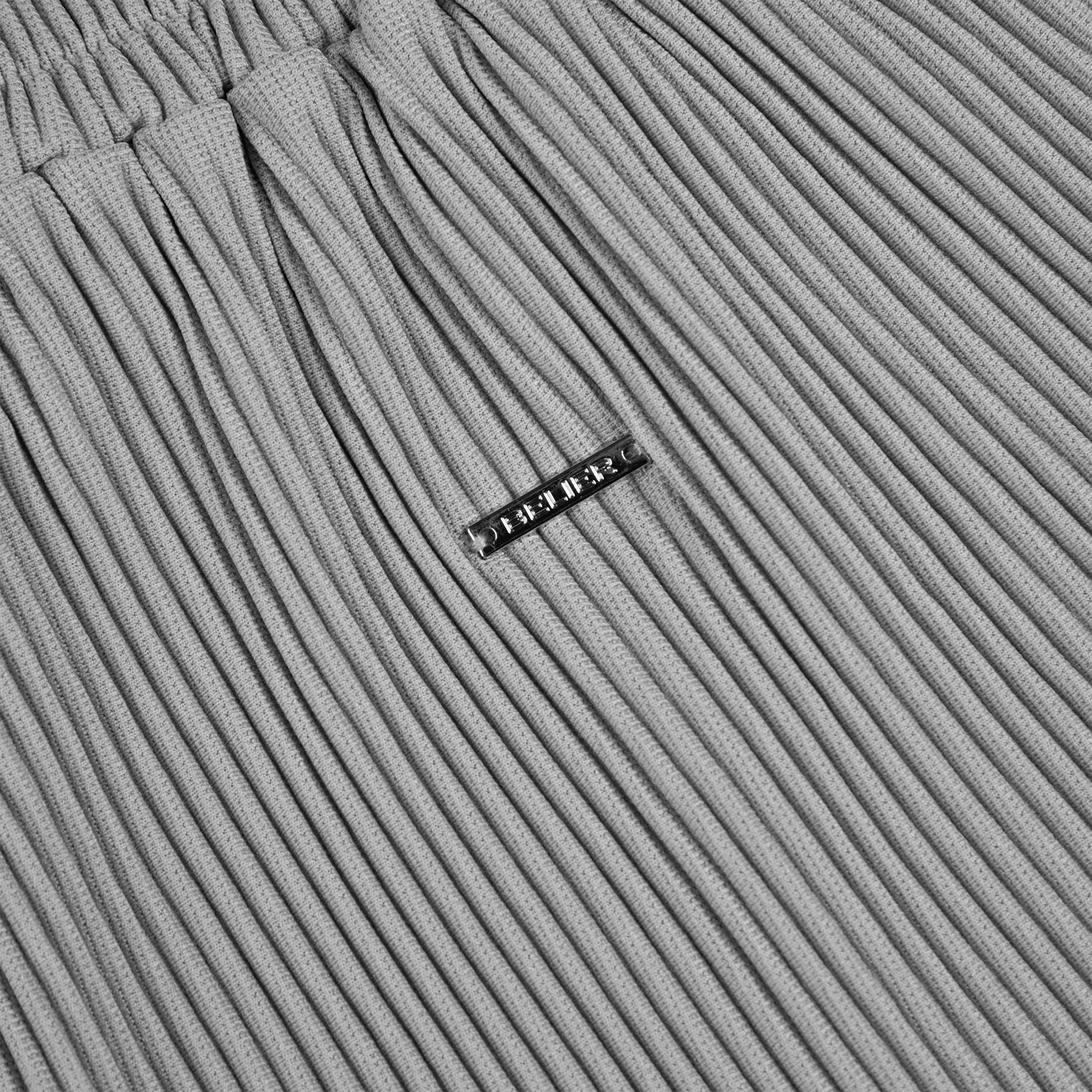 Belier Pleated Light Grey Shorts for Women - High Waisted Casual Summer Shorts | Perfect for Beach, Travel, and Everyday Wear
