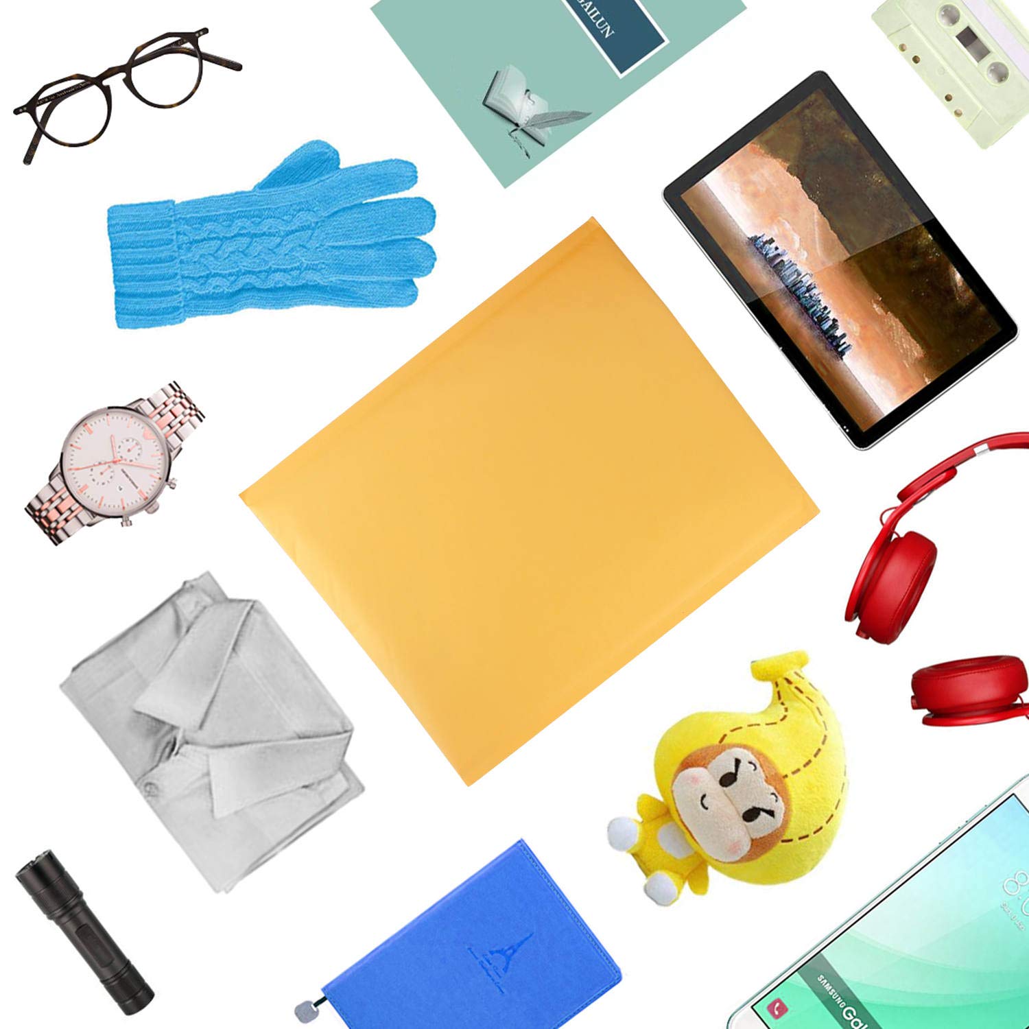 10x12.5 Inch Bubble Mailers (25 Pack) - Large Self-Sealing Padded Shipping Envelopes for Mailing, Ecommerce & Small Business | Perfect for Shipping Books, Jewelry, Cosmetics & Fragile Items