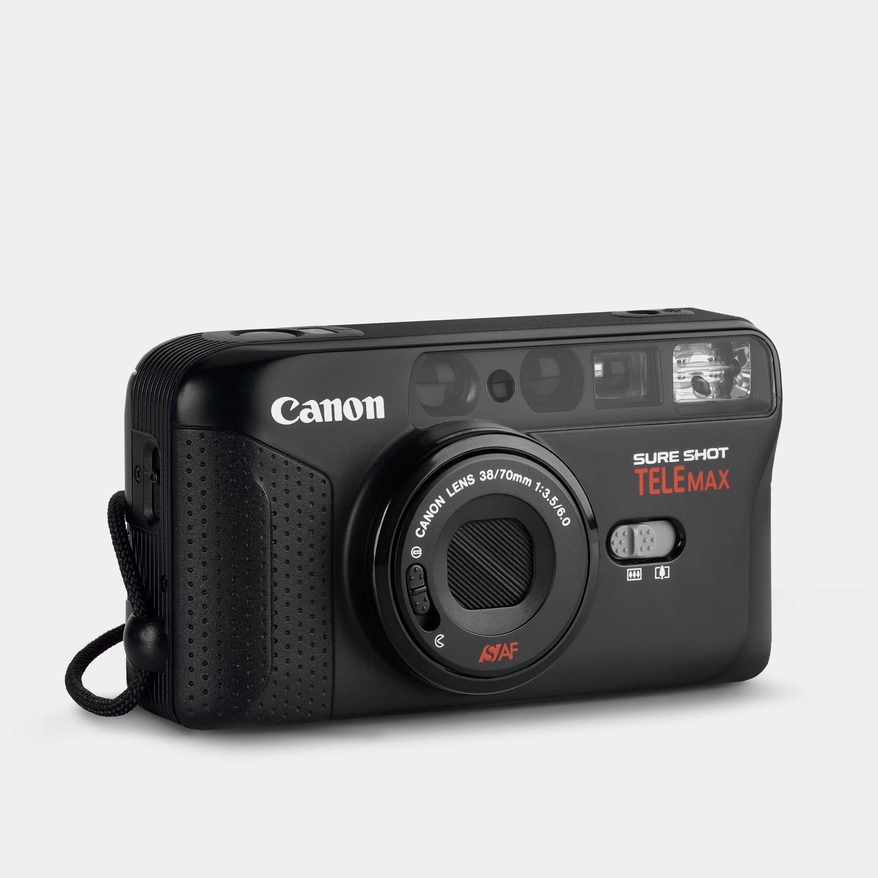 Canon Sure Shot Tele Max 35mm Film Camera - Vintage Point & Shoot Camera with 38-80mm Zoom Lens | Perfect for Travel, Street Photography & Film Enthusiasts