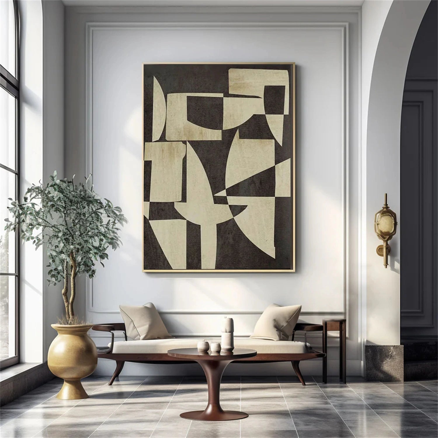 Abstract Tranquility Art Painting #WS212 - Modern Canvas Wall Art for Living Room, Bedroom & Office Decor