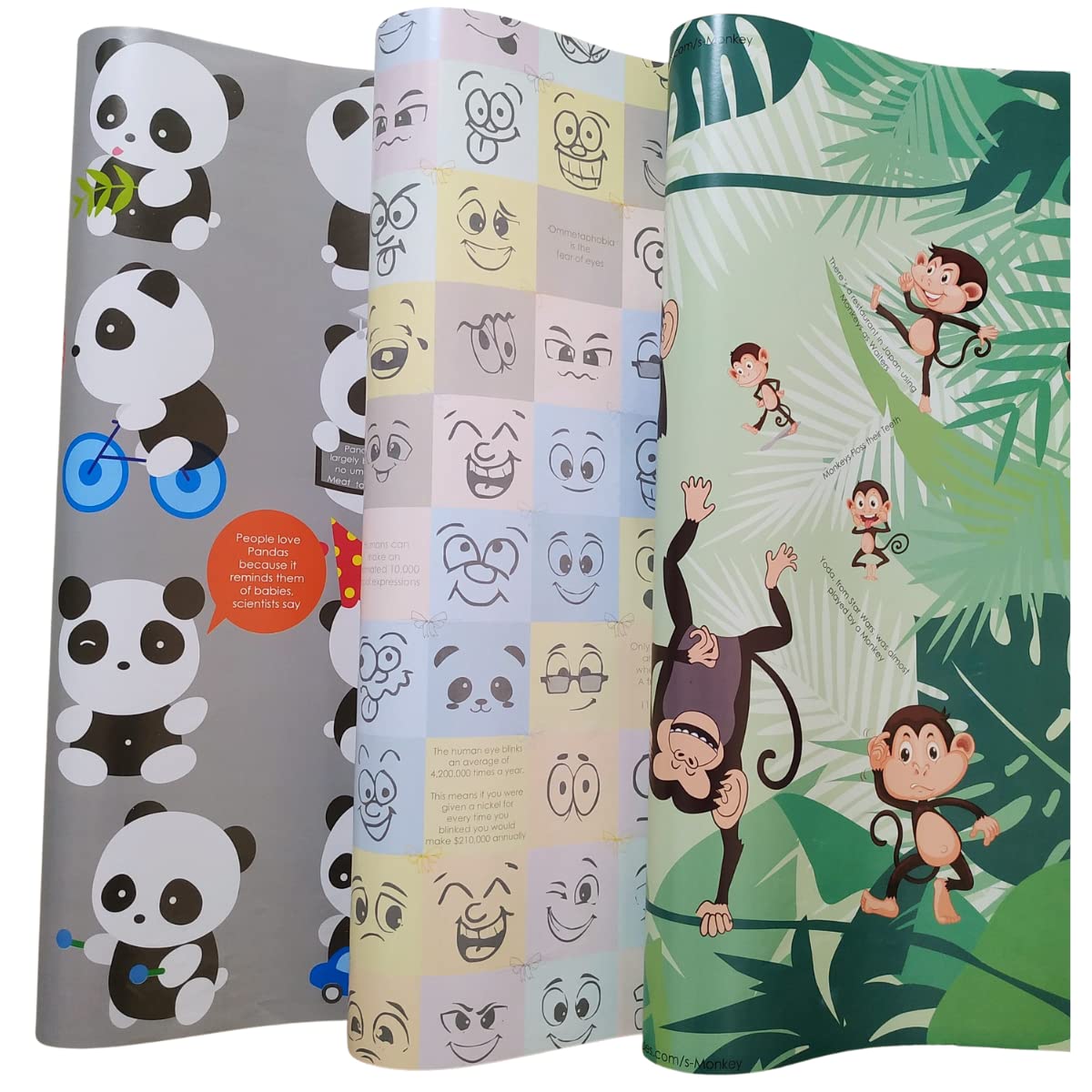 eVincE Premium Recyclable Gift Wrapping Paper - 6 Pack Large 28