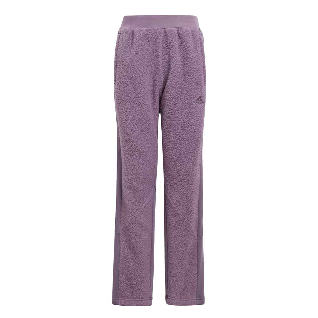 Adidas Kids' Tiro Fleece Pants HY4210 - Warm & Comfortable Fleece-Lined Soccer Pants for Boys & Girls - Perfect for Training, School & Cold Weather Activities