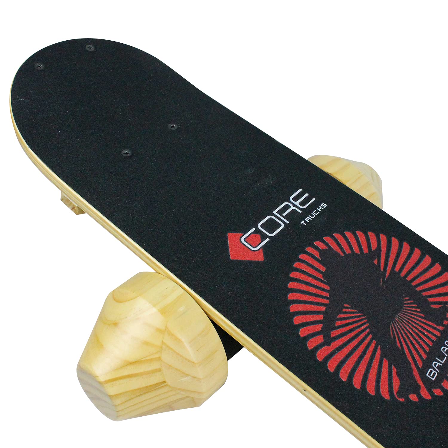Core Balance Board Trainer for Skateboard, Snowboard & Surf Training - Indoor Fitness Equipment for Stability & Core Strength - Perfect for Home Gym, Yoga & Rehabilitation Exercises