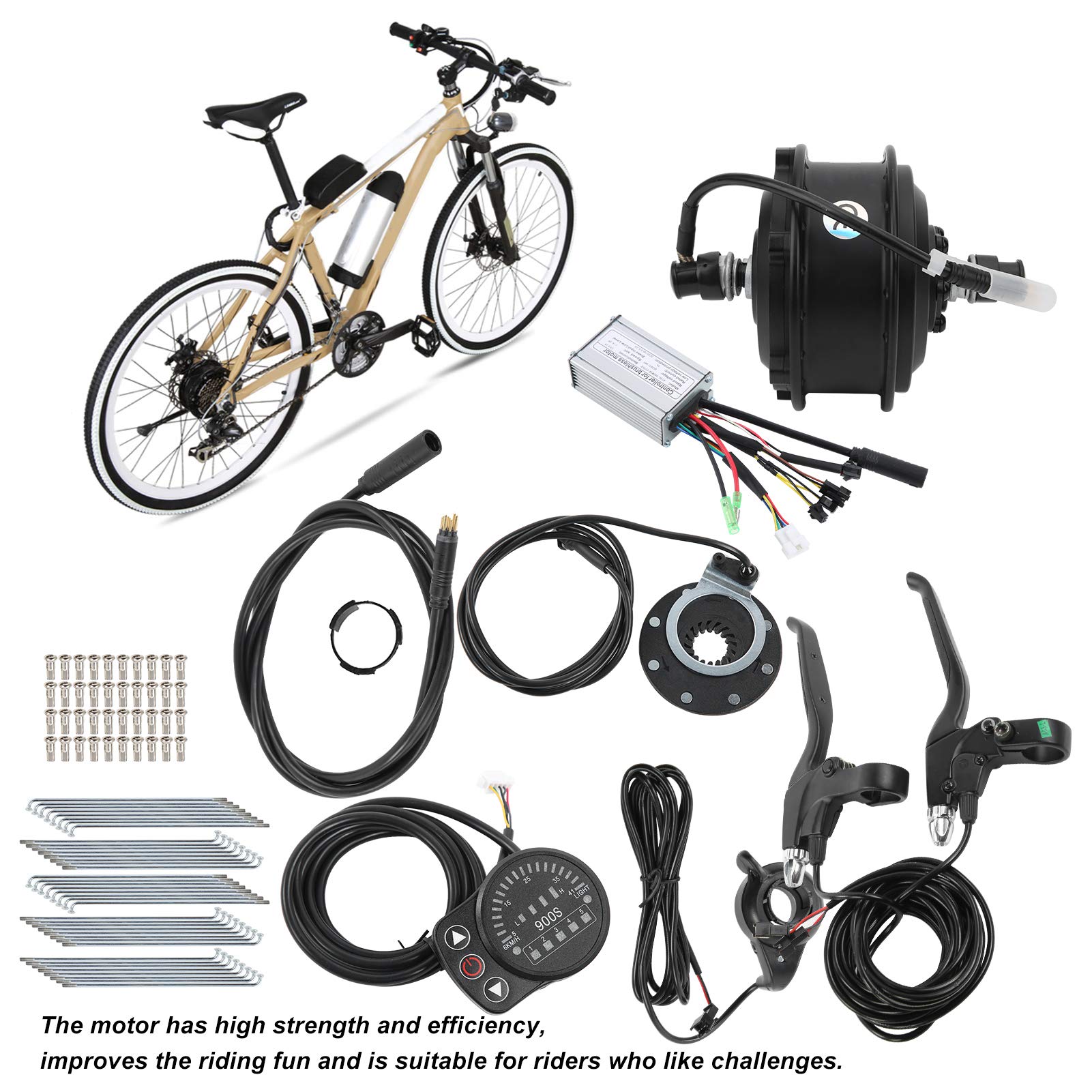36V Electric Bike Conversion Kit - Easy DIY Installation for 20 Inch Rims (Forerunner & Pisa Leaning Tower Style) | Perfect for Commuting, Off-Road Adventures & Eco-Friendly Transportation
