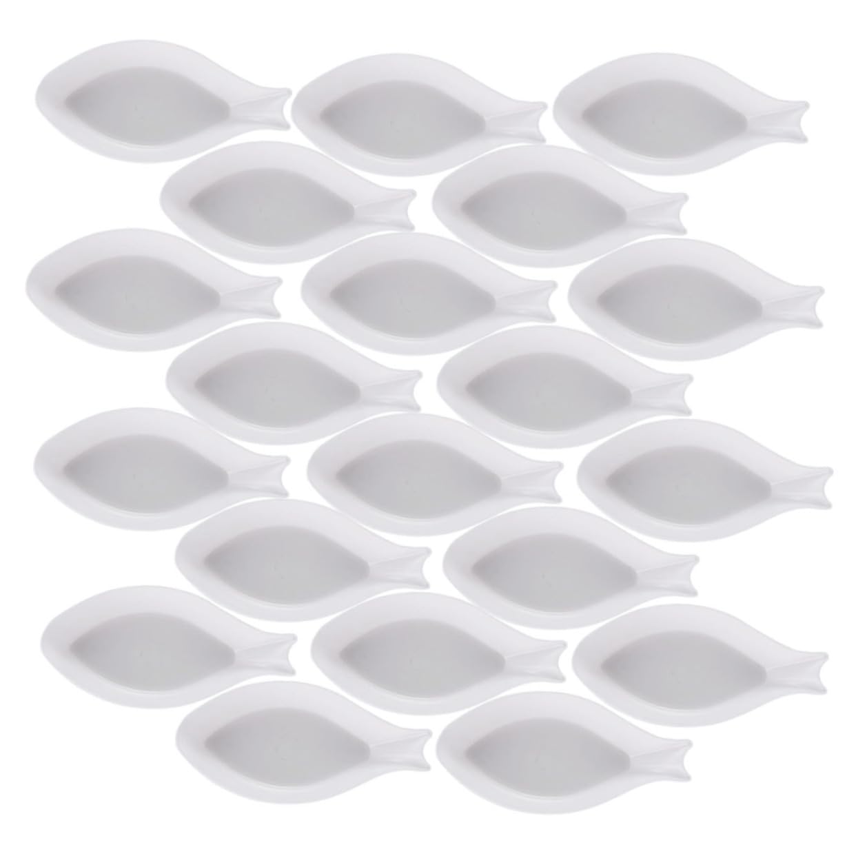 25 Pcs Fish-Shaped Porcelain Dipping Bowls for Sauces, Sushi, Appetizers & Charcuterie Boards - Elegant Condiment Dishes for Asian Cuisine, Party Platters & Home Dining
