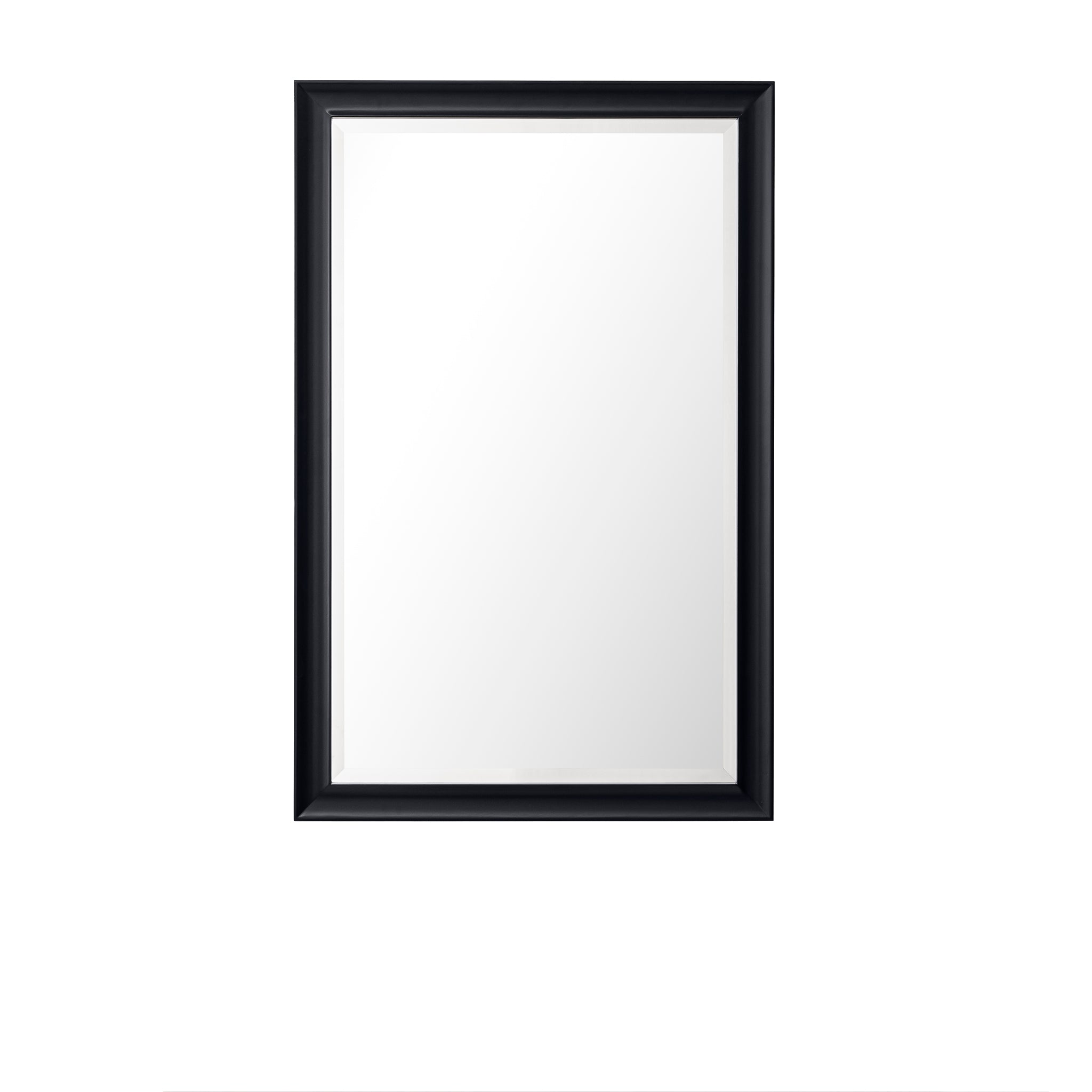 Glenbrooke 26-Inch Black Onyx Wall Mirror - Elegant Decorative Bathroom & Bedroom Mirror for Home Decor