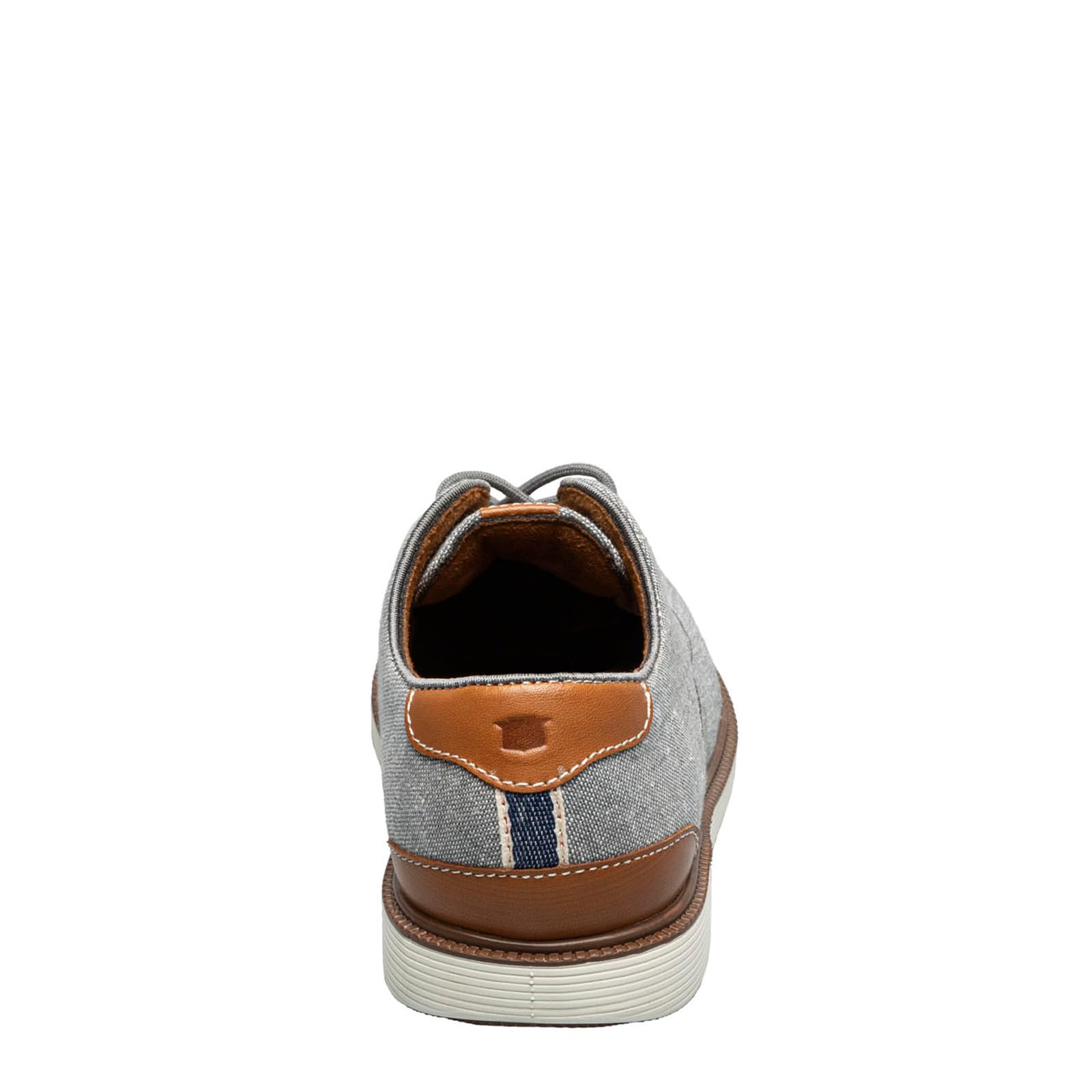 Florsheim Boys' Highland Canvas Plain Toe Oxford Shoes - Gray - Size 2 Medium (Toddler/Little Kid/Big Kid) | Classic School & Dress Shoes for Formal Occasions, Weddings, and Church Events