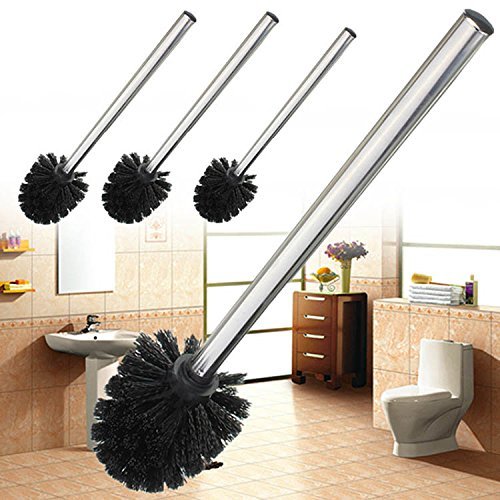 WorldCare® Heavy-Duty Toilet Cleaning Brush with Strong Stain Removal - Durable Bathroom Scrubber for Deep Cleaning, Sanitizing Toilets, Sinks & Tubs - Ideal for Home, Hotel & Commercial Use