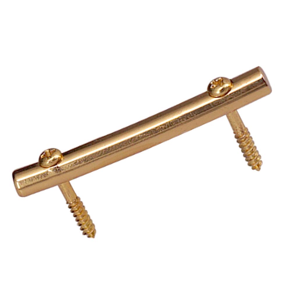 Premium Almencla 45mm Gold Iron Electric Guitar String Retainer Bar - High-Quality Tension Bar Replacement Part for Electric Guitars - Perfect for Guitar Maintenance, Upgrades & Professional Performances