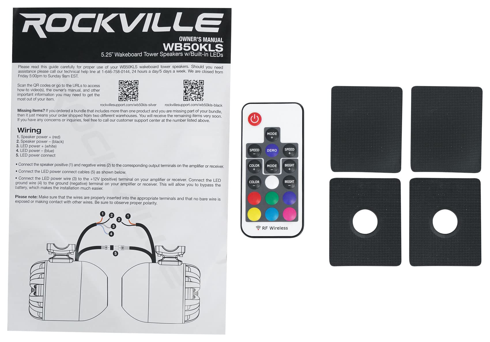 Rockville WB50KLS 5.25