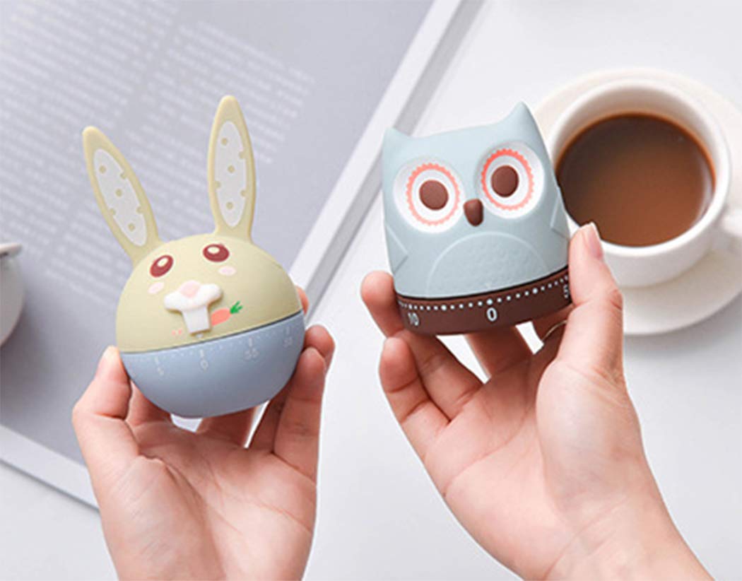 Rabbit-Shaped Kitchen Timer for Cooking, Baking & Grilling - Digital Food Timer with Loud Alarm, Magnetic Back & Stand - Perfect for Home, Restaurant & BBQ Use
