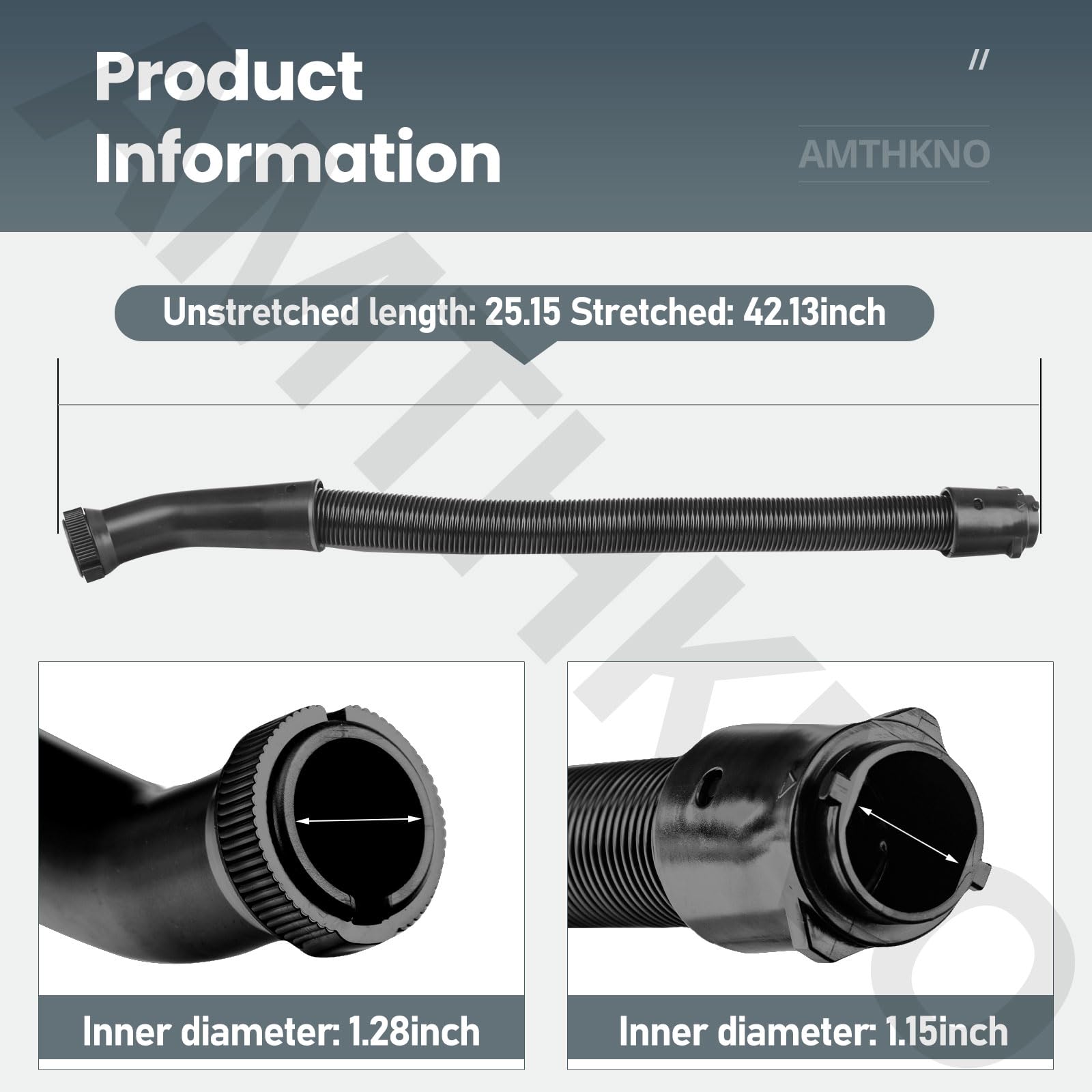 Hoover PortaPower Dialamatic Vacuum Hose - Compatible with C2094, CH30000 & Commercial Shoulder Vac Models (Part# 43434239) - Durable Replacement for Home & Office Cleaning