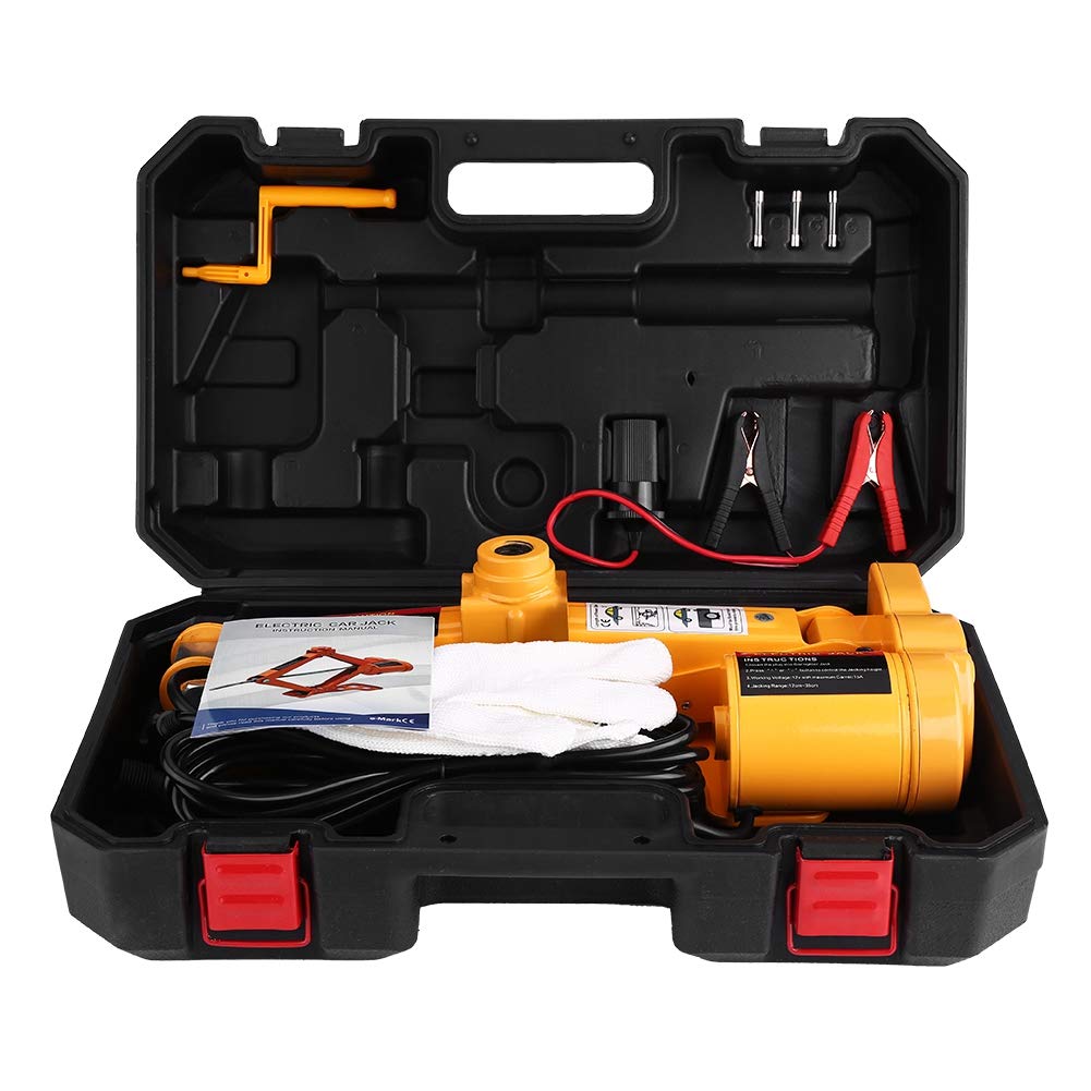 3 Ton 12V Electric Car Floor Jack - Heavy Duty Automotive Lifting Tool for SUV, Truck & Emergency Use | Portable Garage Equipment for Vehicle Maintenance & Roadside Assistance