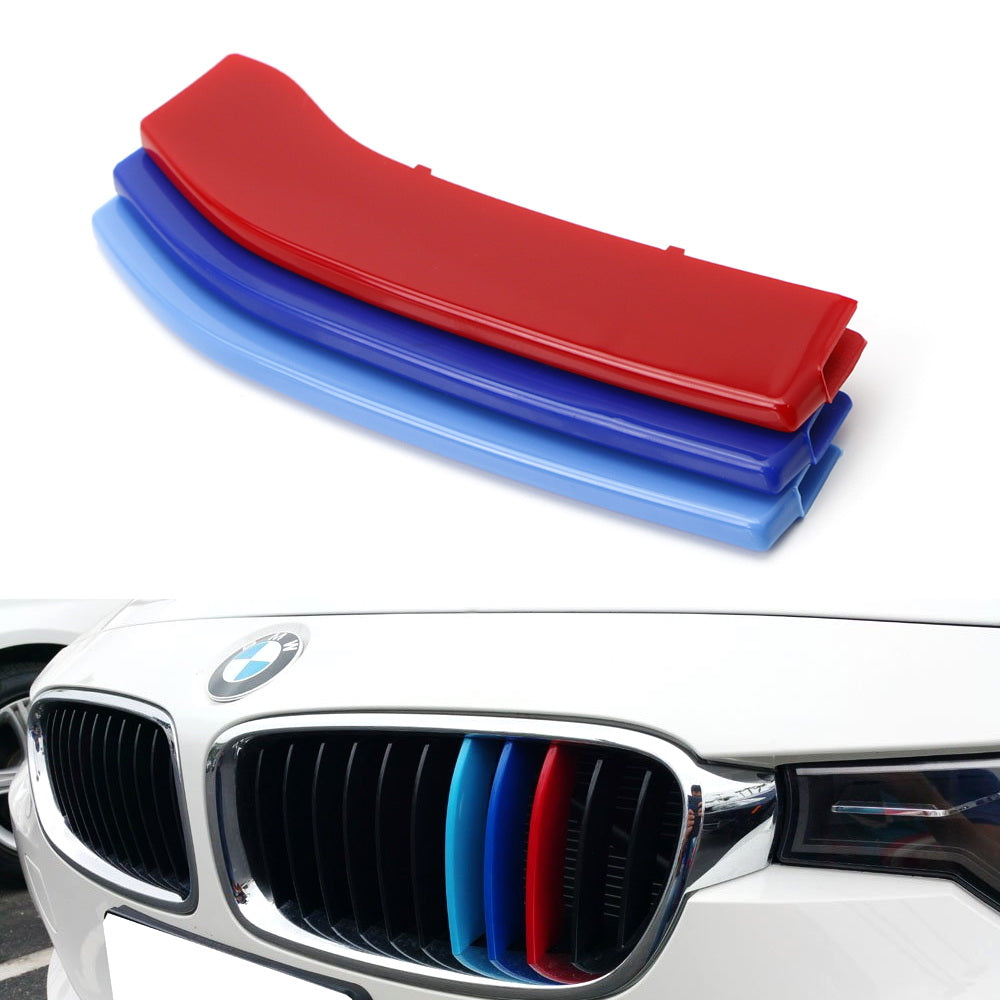 BMW 2 Series (2014-2020) M Performance Color Grille Insert Trims - 11 Beam Standard Grill Upgrade for Enhanced Sporty Look | Perfect for Car Enthusiasts & Customization Projects