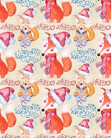 Christmas Fox Cute Christmas Hat