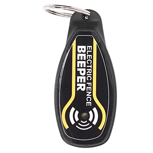 Folanda Electric Fence Beeper - Non Contact Voltage Tester for Agricultural Fencing | Portable Compact Fence Tester with On/Off Button & LED Light | Perfect for Farm, Ranch, and Livestock Fence Maintenance