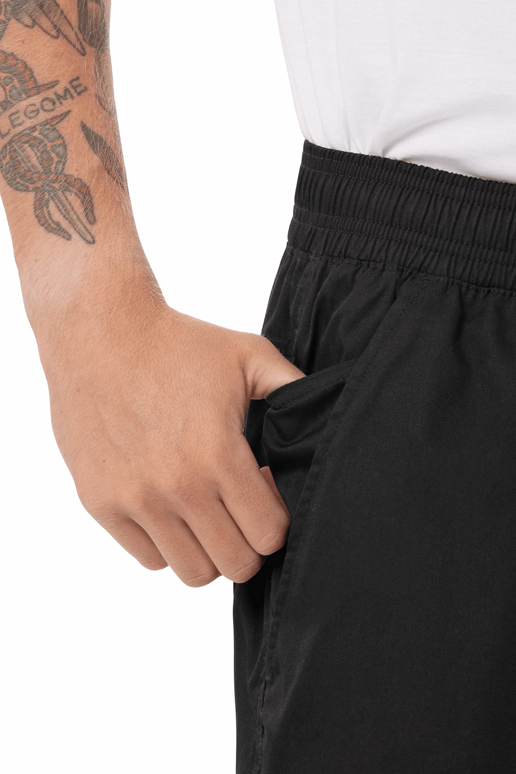 Chef Works Men's Lightweight Baggy Chef Pants - Professional Kitchen Work Pants for Cooking, Baking & Restaurant Staff - Comfortable & Breathable Culinary Uniform