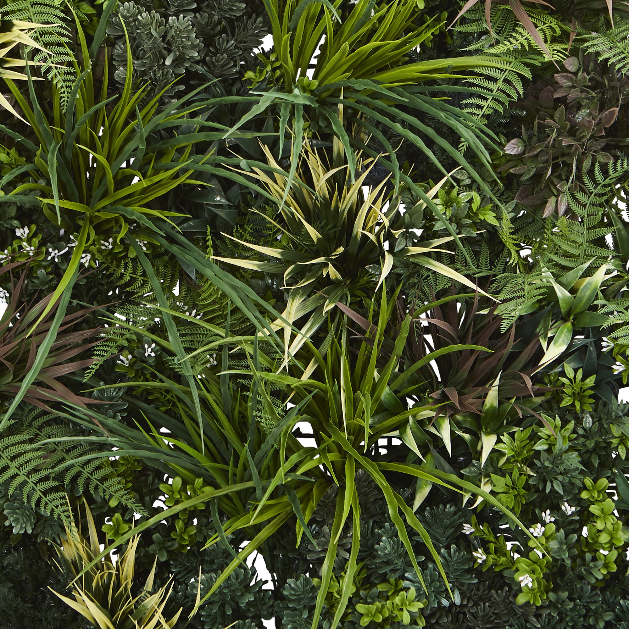 Nearly Natural 3ft x 3ft UV Resistant Artificial Green Wall Panel with Realistic Ferns - Perfect for Indoor & Outdoor Home Decor, Office Spaces, and Privacy Screening