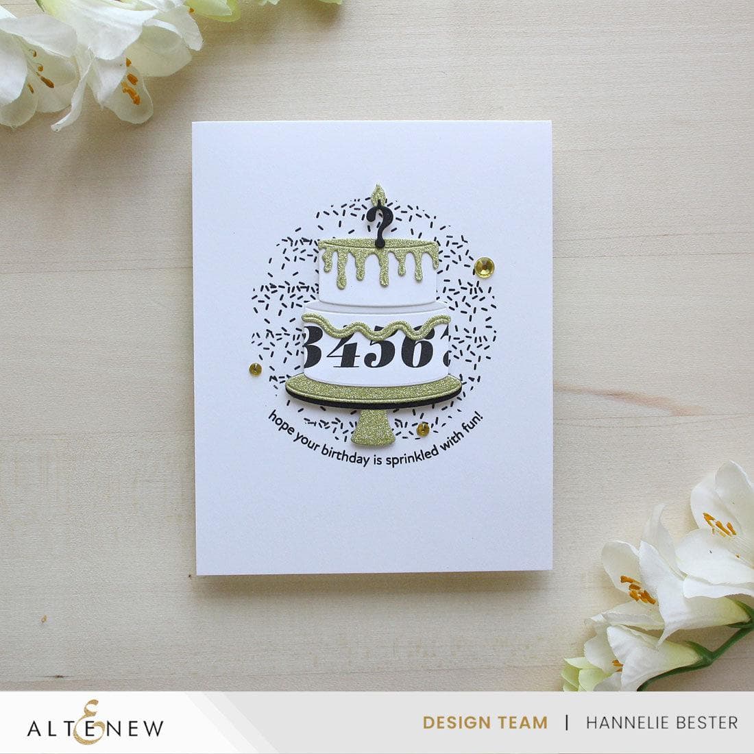 Mini Delight Birthday Wishes Stamp & Die Set - DIY Scrapbooking, Card Making, Gift Wrapping & Craft Projects for Paper Craft Enthusiasts