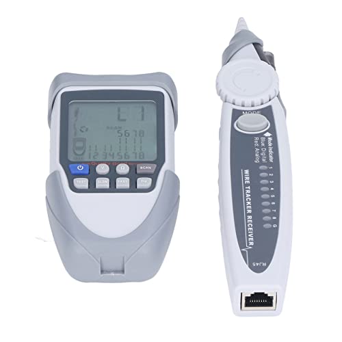 High Accuracy Ethernet Cable Tester - Long Transmission Distance, Low Noise Network Cable Tester for Maintenance | Ideal for IT Professionals, Network Installations & Home Office Setups