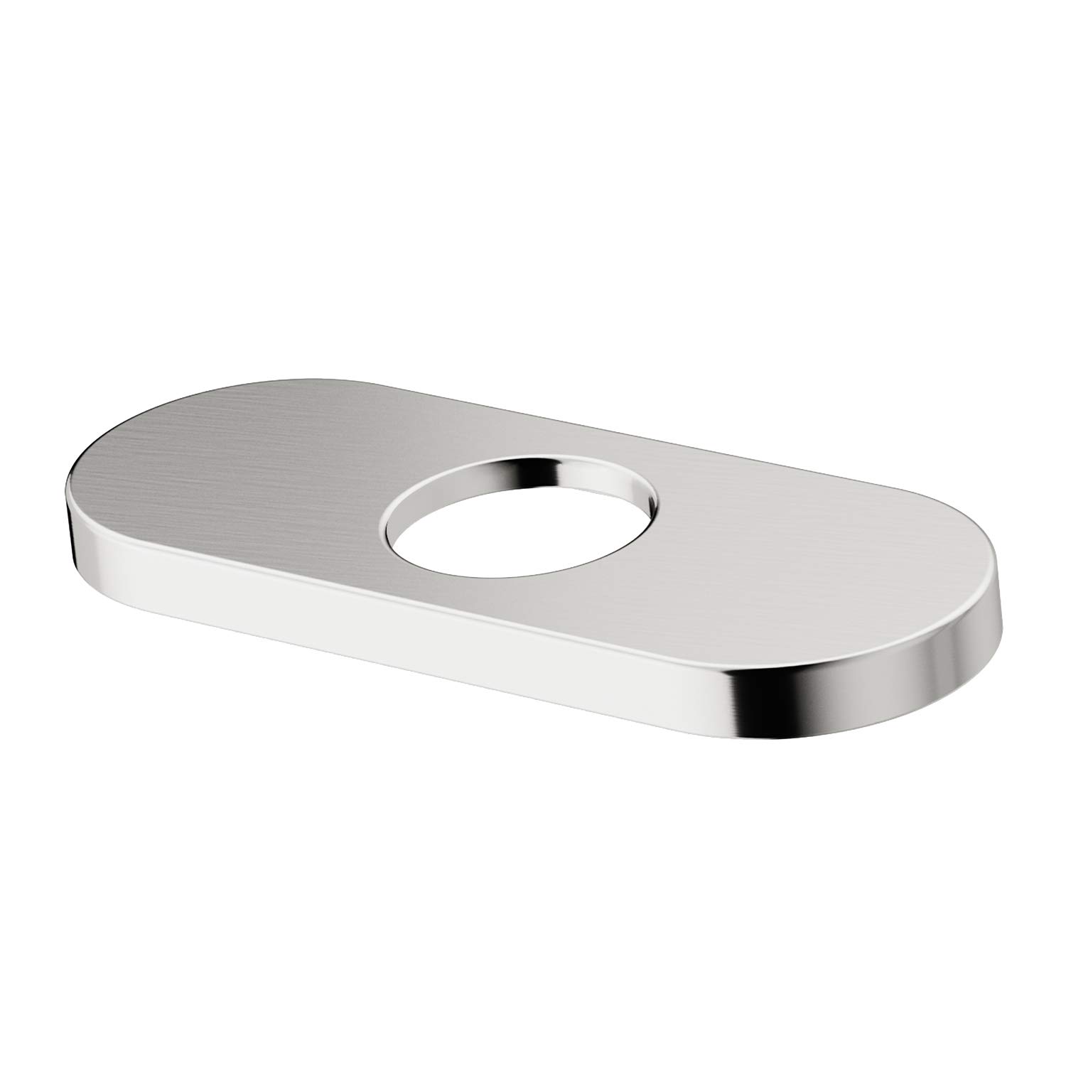 VIGO VG17000BN Brushed Nickel 5.5 Inch Bathroom Deck Plate - Durable Faucet Mount for Sink, Vanity & Countertop Installation | Perfect for Modern Home & Commercial Restrooms