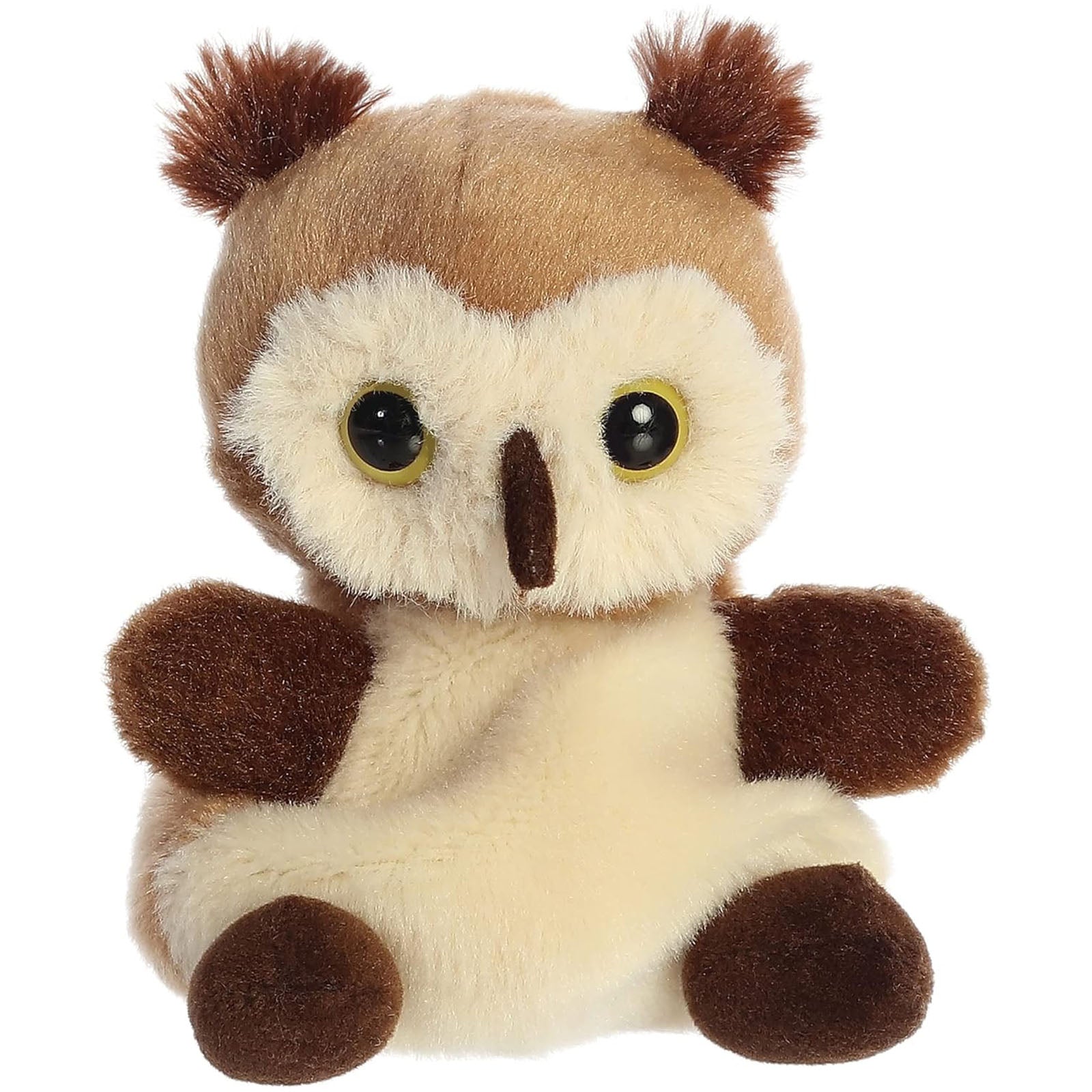Aurora Palm Pals Barnie Owl 5 Inch Soft Plush Stuffed Animal Toy - Perfect for Kids' Bedtime, Gift Giving and Collectible Display