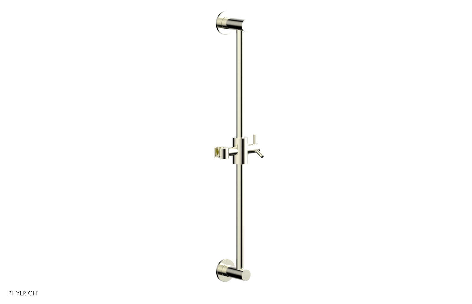 24-Inch Adjustable Slide Bar with Hand Shower Hook K6025 - Perfect for Bathroom Shower, Spa, and Salon Use