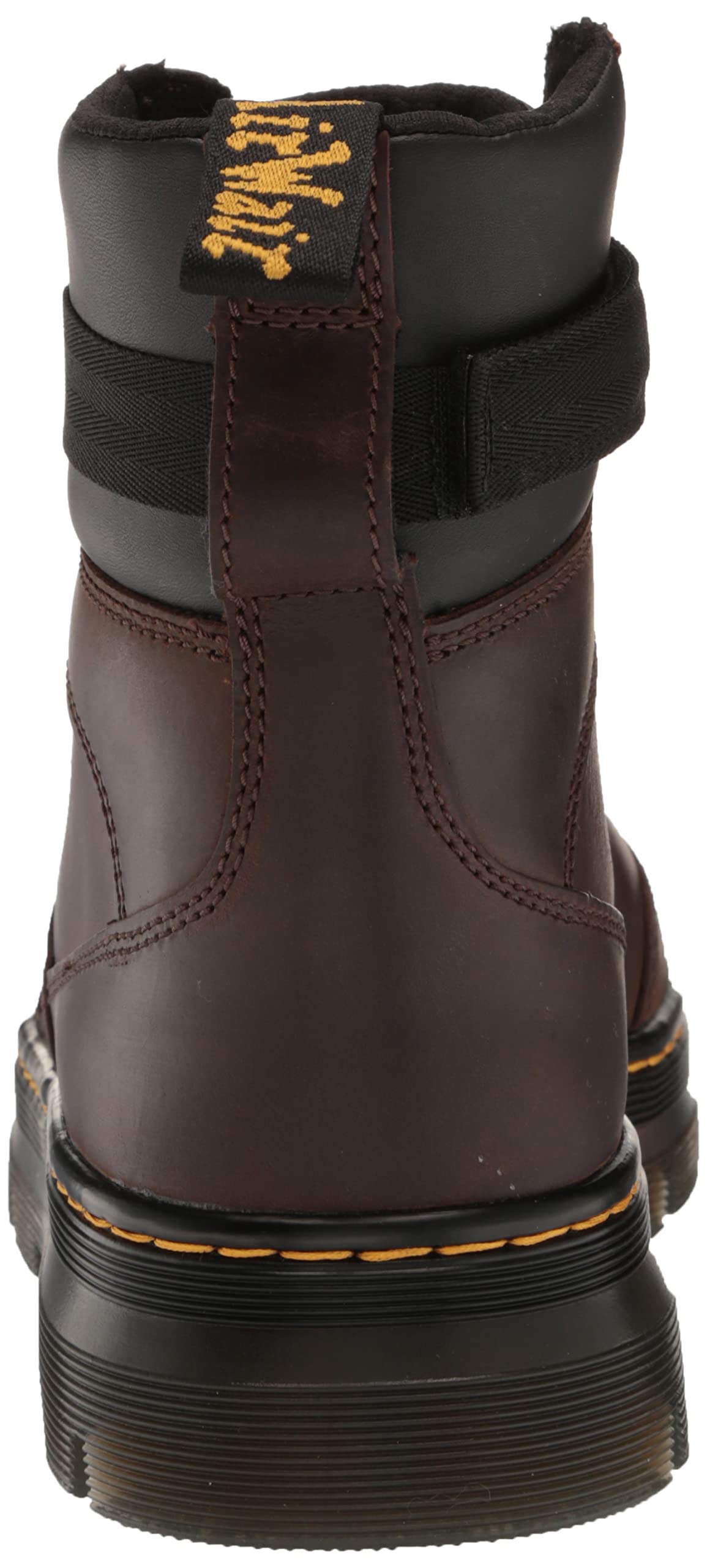 Dr. Martens Women's Combs Tech Leather Fashion Boots - Waterproof Ankle Booties for Women, Comfortable Slip-Resistant Winter Shoes (Perfect for Work, Travel & Outdoor Activities)