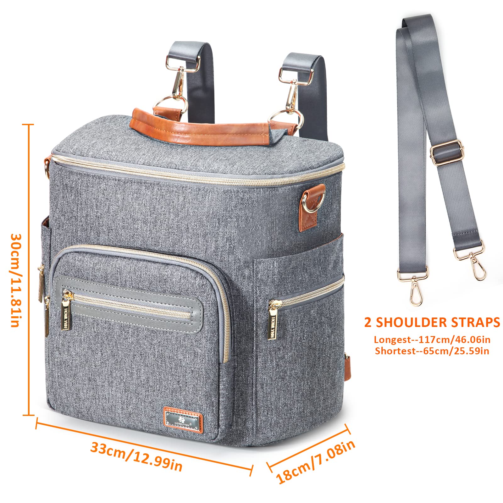 **Waterproof Diaper Backpack for Moms & Dads – Large Multifunctional Baby Changing Bag with Insulated Pocket, Travel Backpack for Parents – Perfect for Daycare, Travel & On-the-Go Parenting**