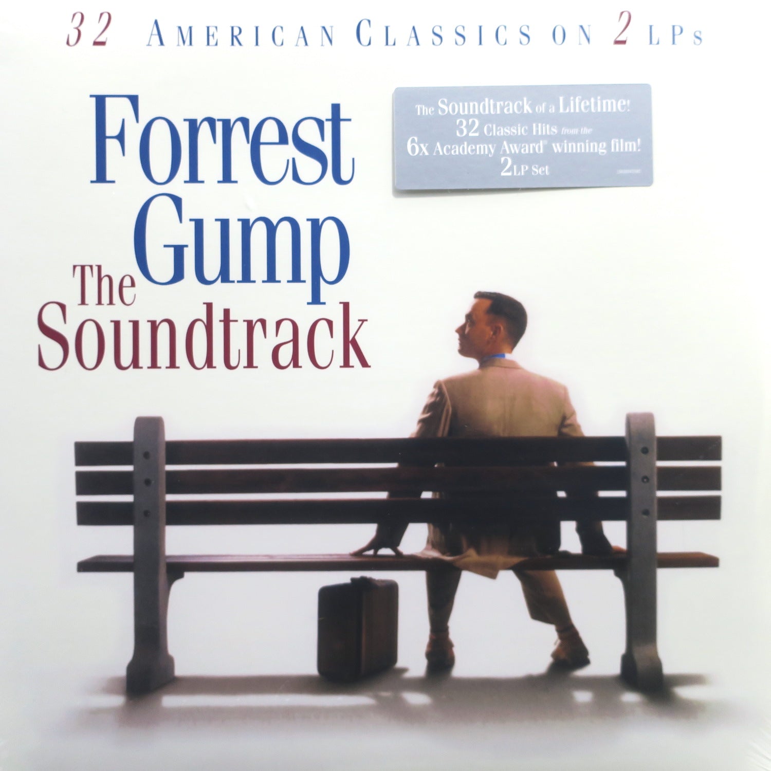 Forrest Gump Original Motion Picture Soundtrack 180g Vinyl 2LP - Perfect for Movie Lovers & Vinyl Collectors, Great for Home Entertainment & Gift Giving