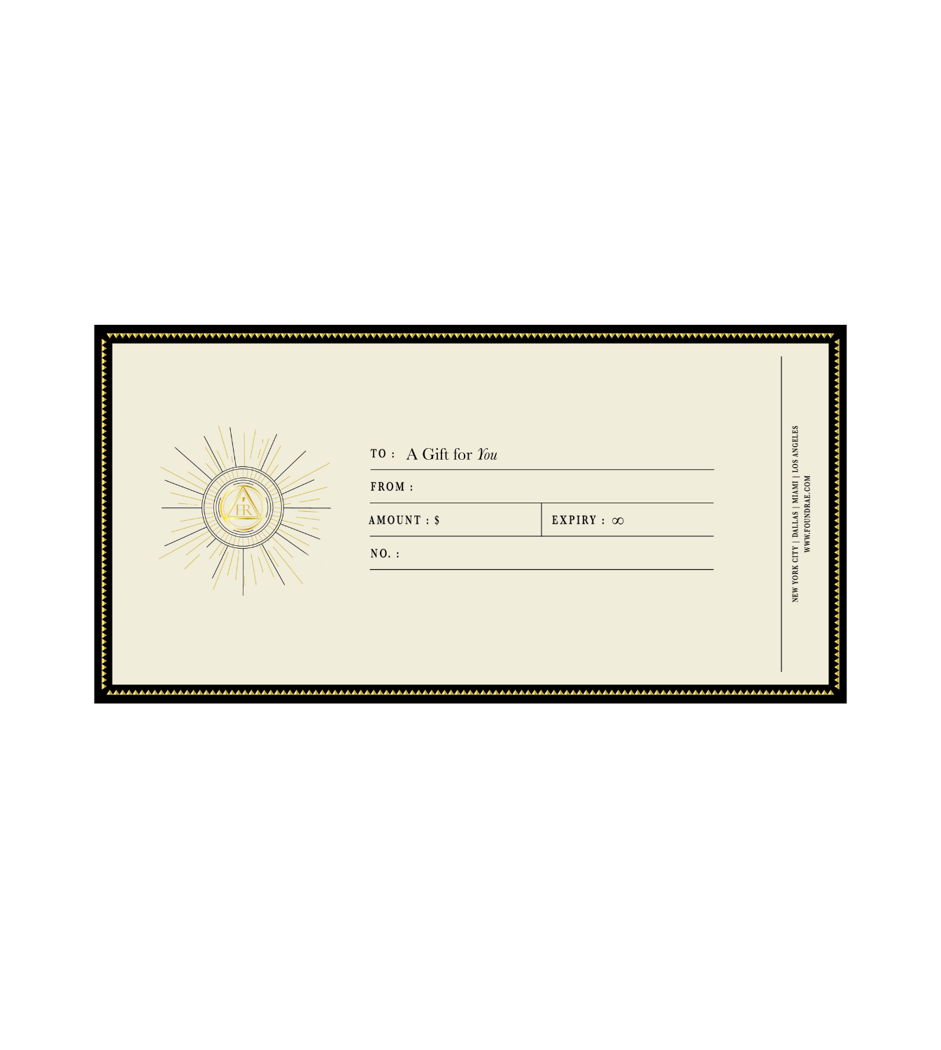 Foundrae Gift Card - Perfect Gift for Jewelry Lovers | Send Thoughtful Presents for Birthdays, Anniversaries & Special Occasions