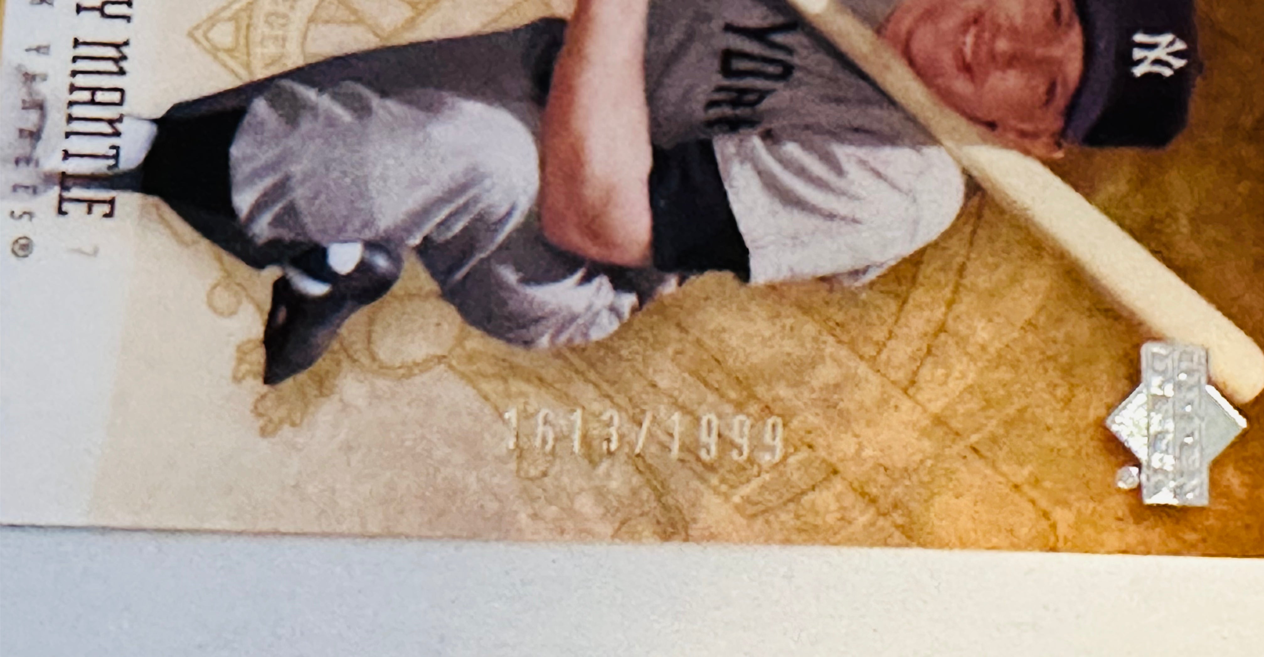 2005 Mickey Mantle UD Artifacts Numbered Insert Baseball Card - Rare Collectible for Sports Memorabilia & Trading Card Enthusiasts
