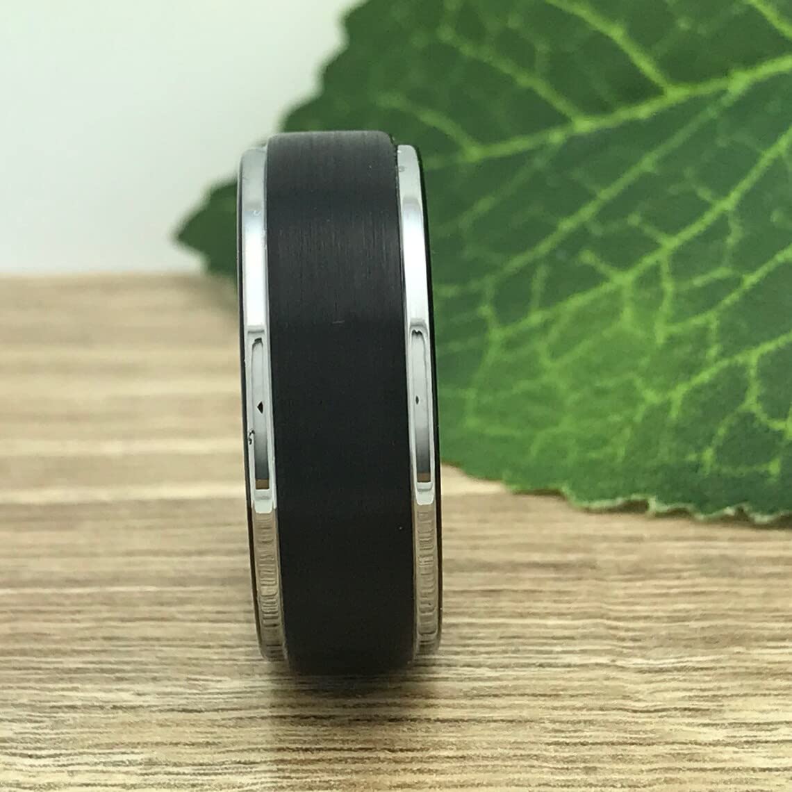 K & Co. 8mm/6mm Tungsten Wedding Bands for Couples - His & Hers Matching Anniversary Rings - Personalized Engraved Tungsten Carbide Rings TCR516 - Perfect for Weddings, Anniversaries & Romantic Gifts