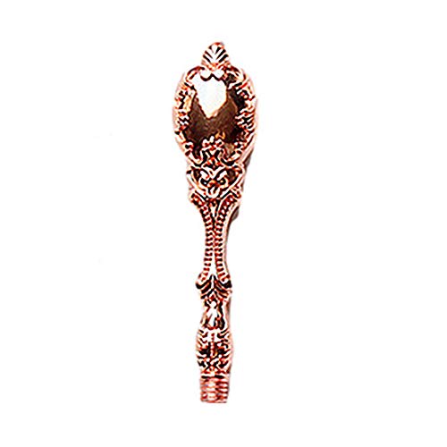 Premium Rose Gold Wax Seal Stamp Handle & Spoon Set - 19 Elegant Styles (No.7 Rose Gold) for Wedding Invitations, Diplomas, Gift Wrapping & Vintage Letter Sealing