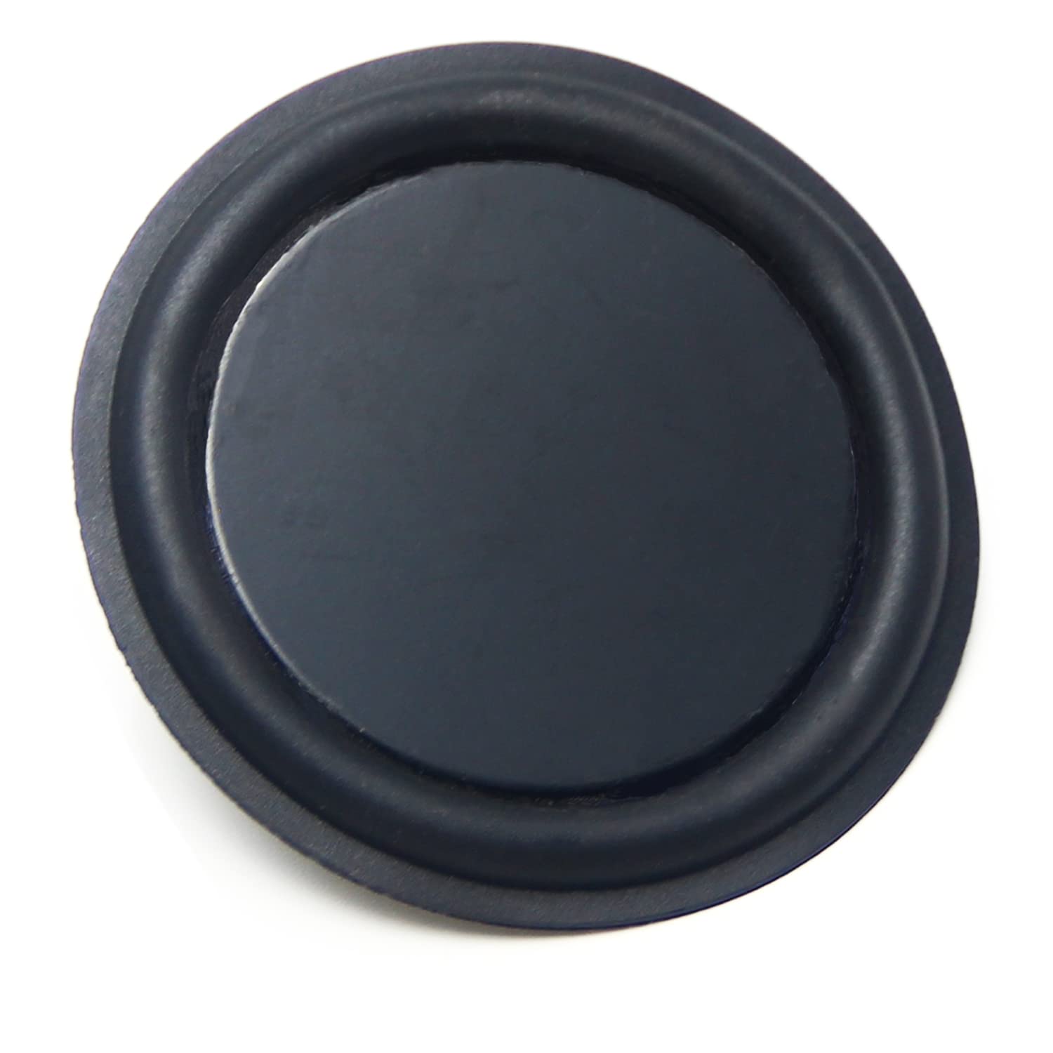 Fielect 75mm Bass Speaker Passive Radiator - Auxiliary Rubber Vibration Plate for Subwoofer Diaphragm - DIY Speaker Repair Replacement Part (1Pc) - Perfect for Home Theater & Car Audio System Upgrades