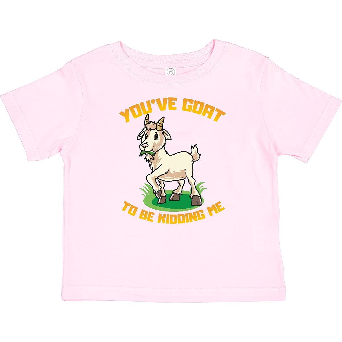 Inktastic Funny Goat Kid Joke Toddler T-Shirt - Cute Animal Graphic Tee for Boys & Girls - Perfect for Playdates, Birthdays & Family Photos