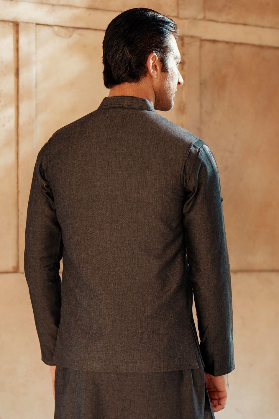 Premium Cotton Charcoal Grey Waistcoat Vest for Men - Slim Fit Formal Wear - Perfect for Business Meetings, Weddings & Office Attire