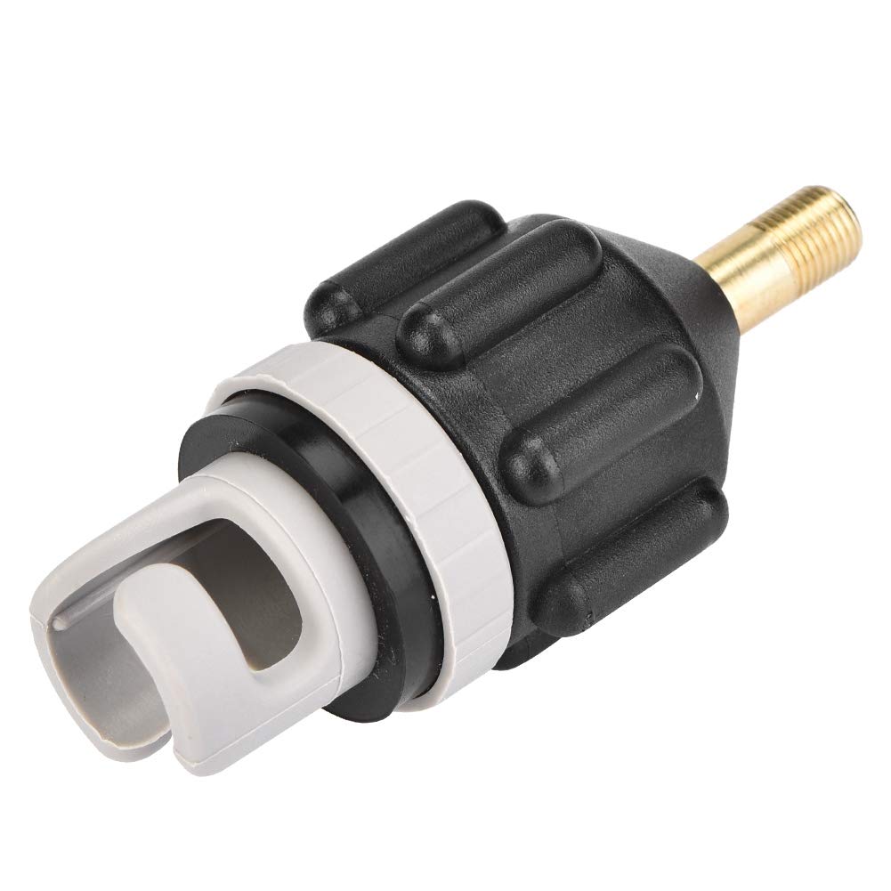 Universal Air Compressor Adapter - Inflation Valve Converter for Tires, Balls & Inflatables - Heavy Duty Brass Construction - Perfect for Car, Bike, Sports Equipment & Pool Toys