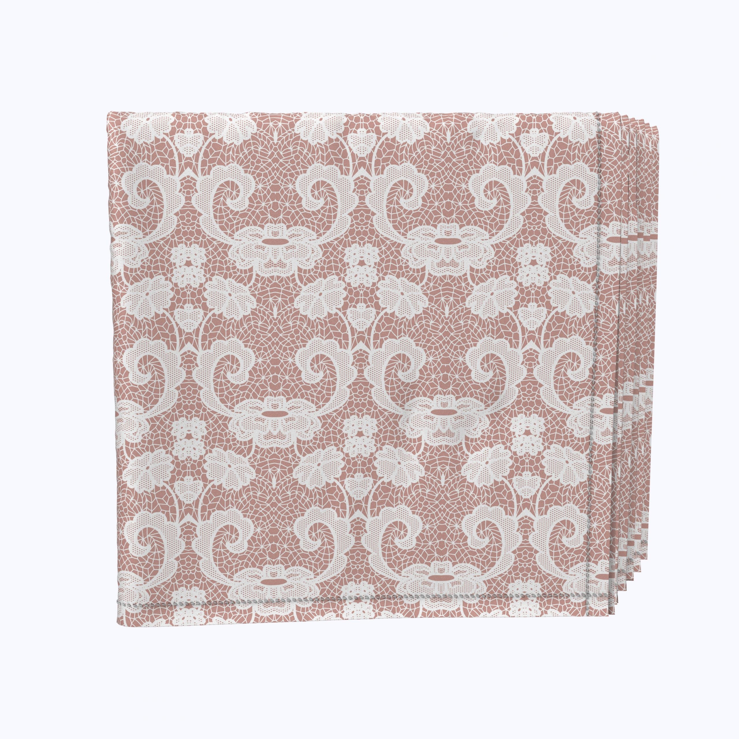 Elegant Lace Napkins with Decorative Floral Embroidery - Perfect for Weddings, Parties & Home Decor