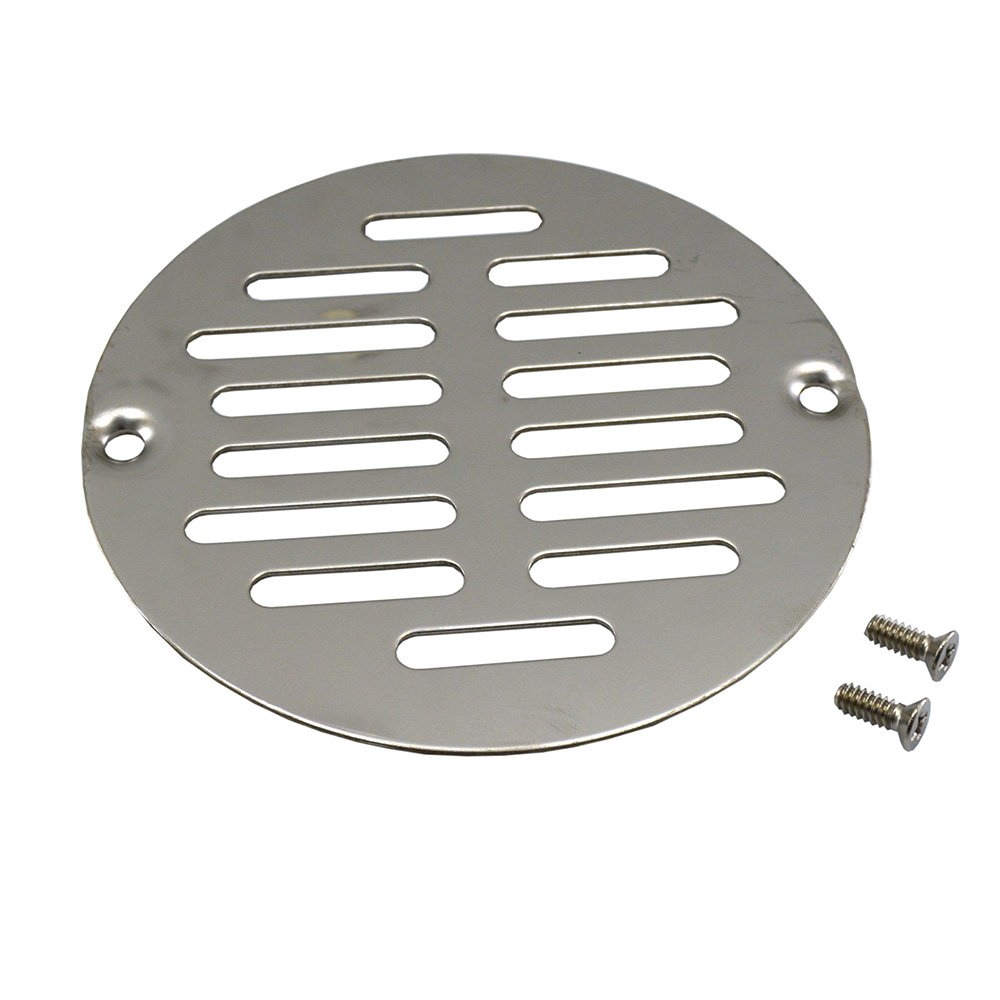 Jones Stephens Corp - 5 Stainless Steel Strainer for Kitchen Sink, Bathroom Drain & Plumbing Use - Durable Rust-Resistant Mesh Filter for Hair, Food Debris & Sediment