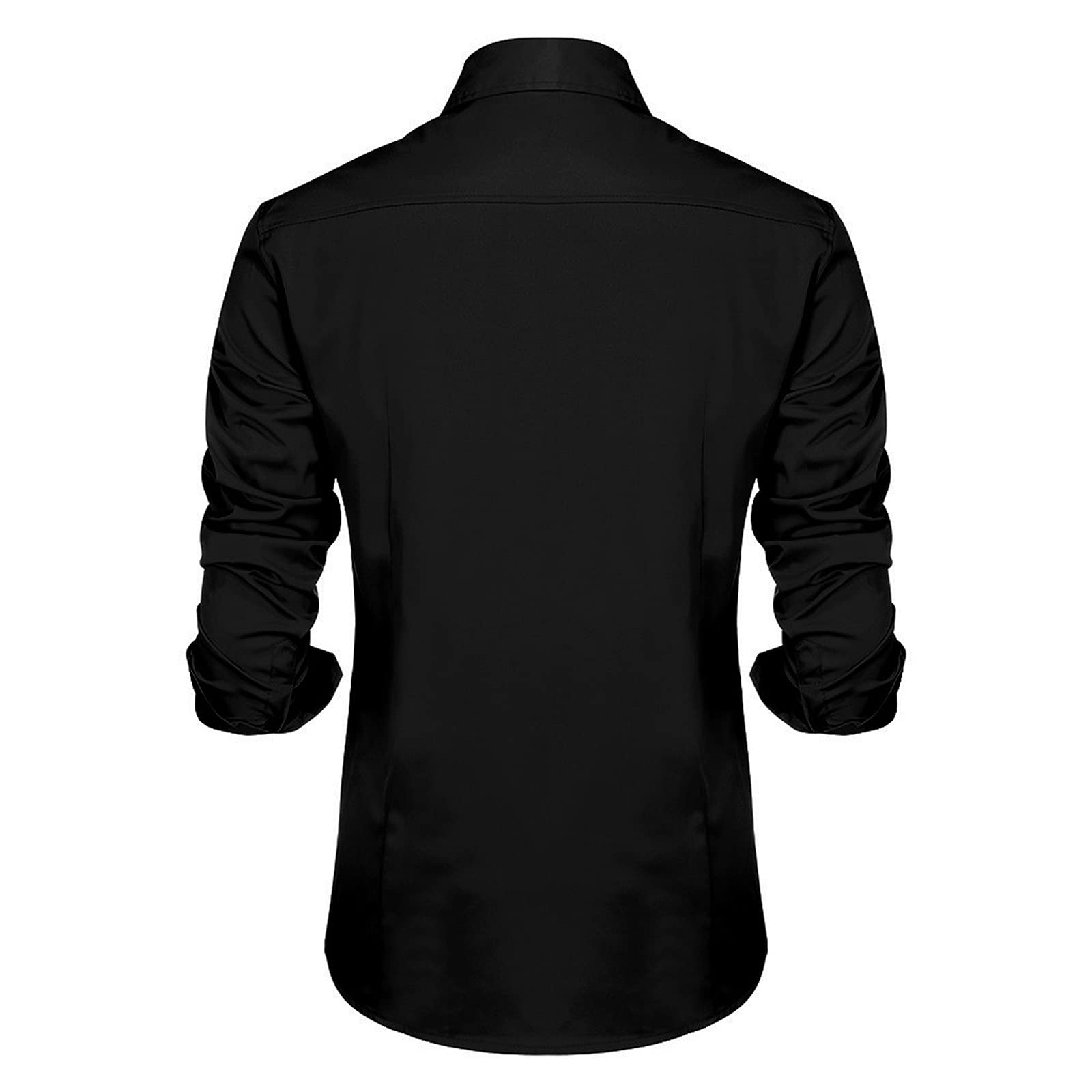 Men's Casual Button Down Dress Shirts - Long Sleeve Regular Fit Oxford Business Shirts for Work & Western Style | Perfect for Office, Weddings & Formal Events