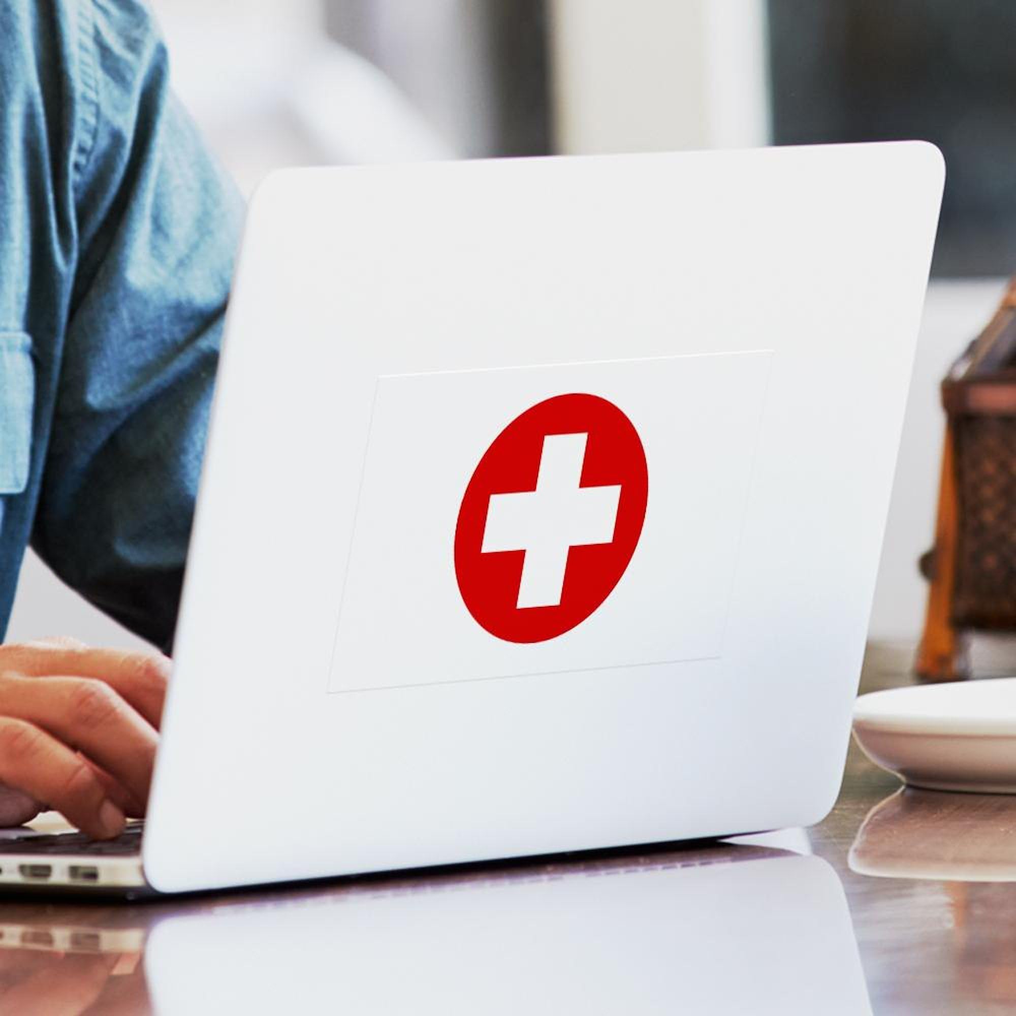 First Aid Kit Rectangle Sticker - Durable Vinyl Bumper Sticker & Car Decal for Cars, Laptops, Windows | Perfect for Medical Professionals, Emergency Kits, and Safety Awareness