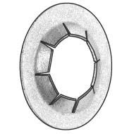 Stainless Steel Push Nut 1/8 Inch - Pack of 2 | Stud Retention Fastener for Automotive & Machinery | Durable Hardware for DIY Projects & Industrial Use
