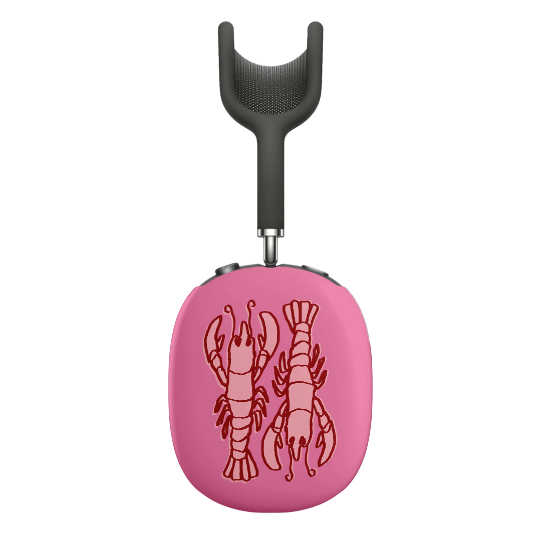 Premium Lobster Love AirPods Max Protective Case - Durable Shockproof Cover for Apple AirPods Max Headphones - Perfect for Travel, Workouts & Daily Commute